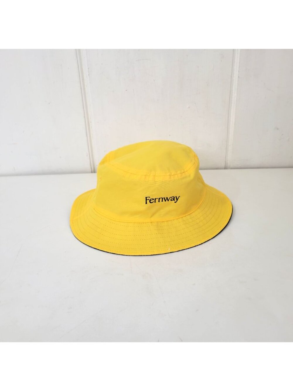 Fernway Logo Reversible Yellow & Navy Bucket Hat - Picture 6 of 8